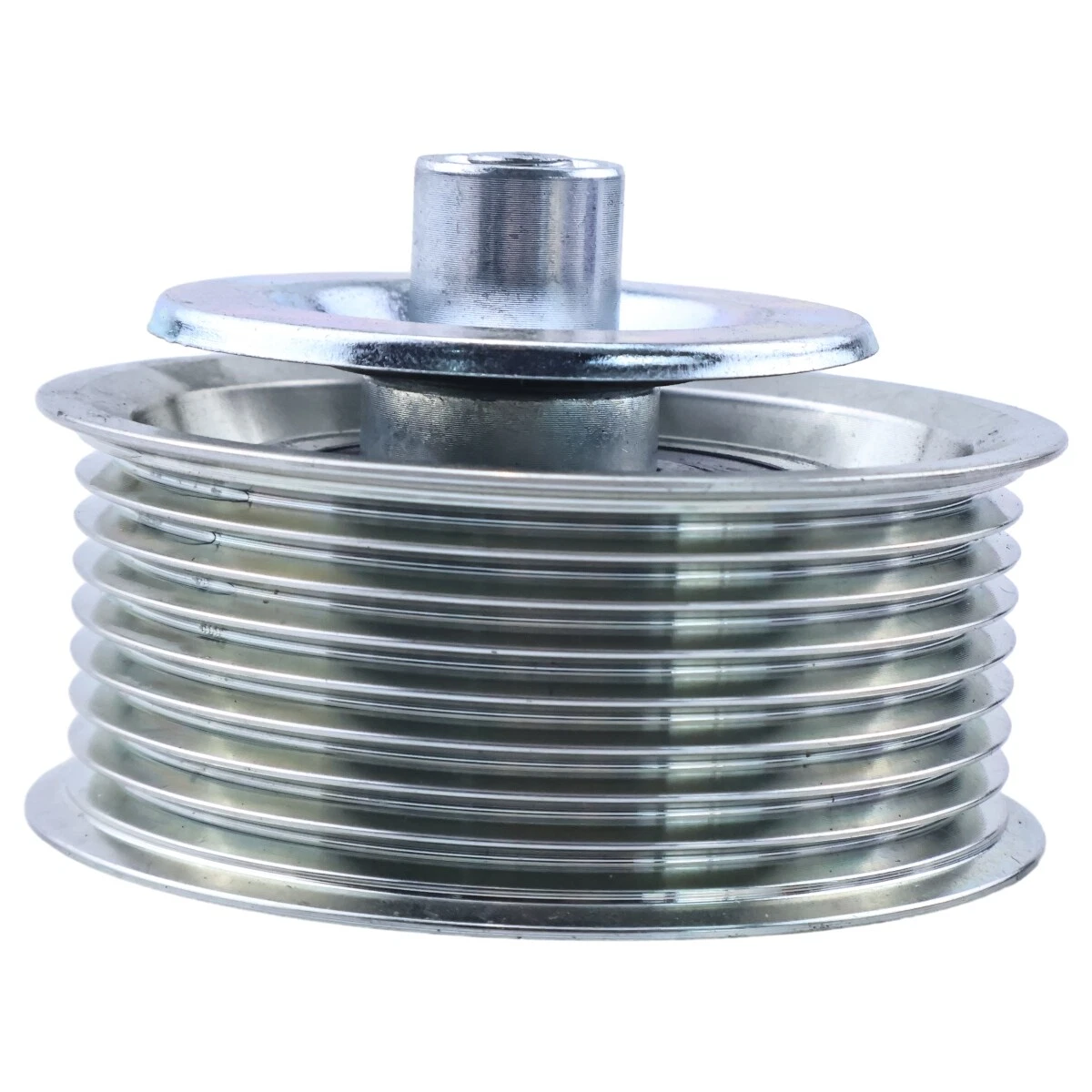 Idler Pulley Al206008 for John Deere Engine 4045 6068 6090 Tractor 6095MC 6110M 6120M - KUDUPARTS