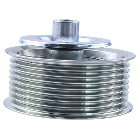Idler Pulley Al206008 for John Deere Engine 4045 6068 6090 Tractor 6095MC 6110M 6120M - KUDUPARTS