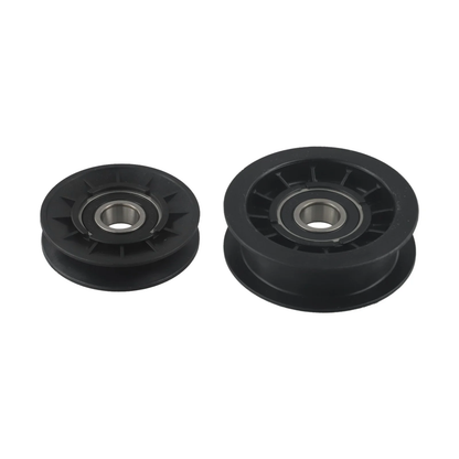 Idler Pulley Kit GX20286 GX20287 With Transmission Drive Belt GX20006 for John Deere Tractor 105 108 125 135 145 - KUDUPARTS