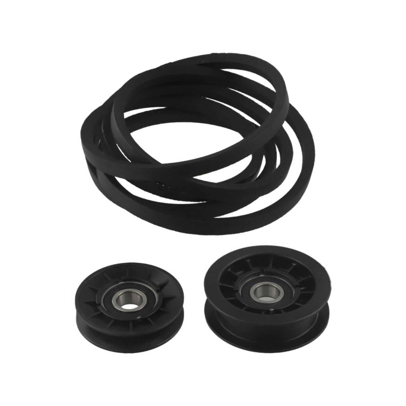 Idler Pulley Kit GX20286 GX20287 With Transmission Drive Belt GX20006 for John Deere Tractor 105 108 125 135 145 - KUDUPARTS