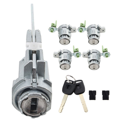 Cylindre de serrure de porte et clés de contacteur d'allumage 72185-S9A-013 pour Honda CR-V Civic Element Odyssey S2000