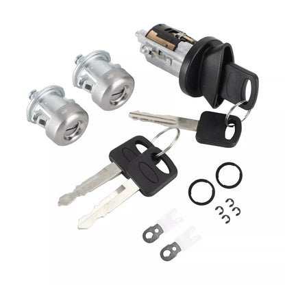 Cylindre de serrure de porte et d'allumage avec 4 clés 703362 pour Ford F150 F250 F350 F450