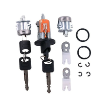 Cylindre de contact et de serrure de porte avec 4 clés 703362 pour Ford F150 F250 F350 F450