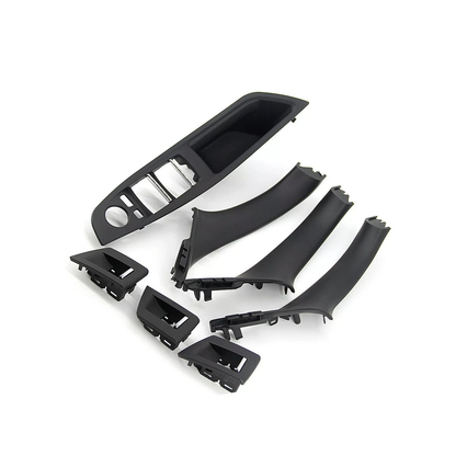 Inner Door Panel Handle Pull Trim Cover Set 51417225873 for BMW 520i 525i 528i 530i 535i 535d 2.0L L4 2.5L 3.0L L6 2010-2016