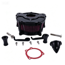 Intake Filter 09001-0373 for Harley Motorcycle Touring Road King Street Glide Softail Dyna - KUDUPARTS