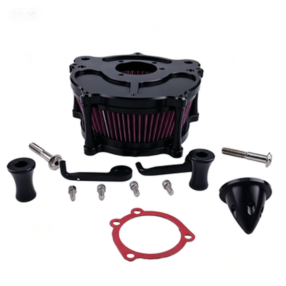 Intake Filter 09001-0373 for Harley Motorcycle Touring Road King Street Glide Softail Dyna - KUDUPARTS