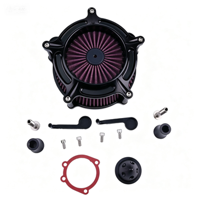 Intake Filter 09001-0373 for Harley Motorcycle Touring Road King Street Glide Softail Dyna - KUDUPARTS