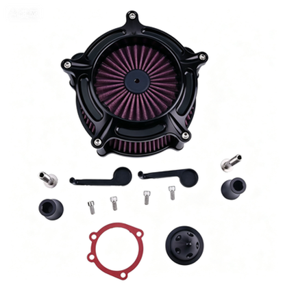 Intake Filter 09001-0373 for Harley Motorcycle Touring Road King Street Glide Softail Dyna - KUDUPARTS