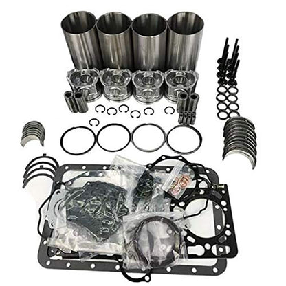 Kit de révision et de reconstruction du moteur Kubota V2003 V2003E V2003T pour excavatrice Bobcat 337D 341D