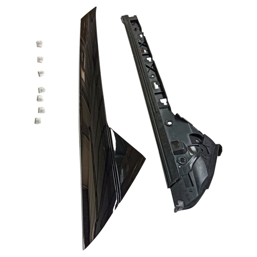 Left & Right A-Pillar Molding Trim for Ford 2011-2019 Explorer 2019 Police Interceptor Utility - KUDUPARTS