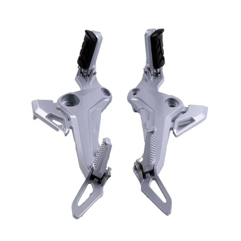 Left & Right Foot Pegs Mount 50700-K26-B00 50600-K26-B00 for Honda Motorcycle2020 Grom 125 - KUDUPARTS