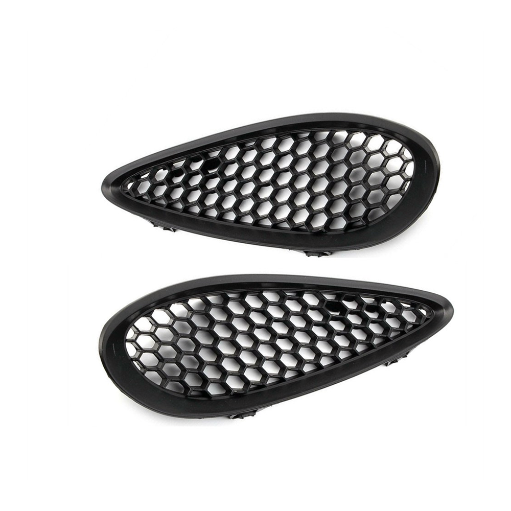 Left & Right Hood Bezel Insert Trim 68090698AB 68090699AB for 12-19 Jeep Grand Cherokee 6.4L Engine - KUDUPARTS