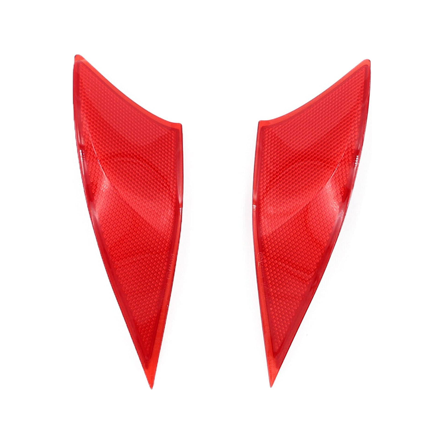 Lentes reflectoras de parachoques trasero izquierdo y derecho, rojas, 81910-53051 y 81920-53051 para Lexus IS200t, IS250, IS350, IS300 (2014-2021)