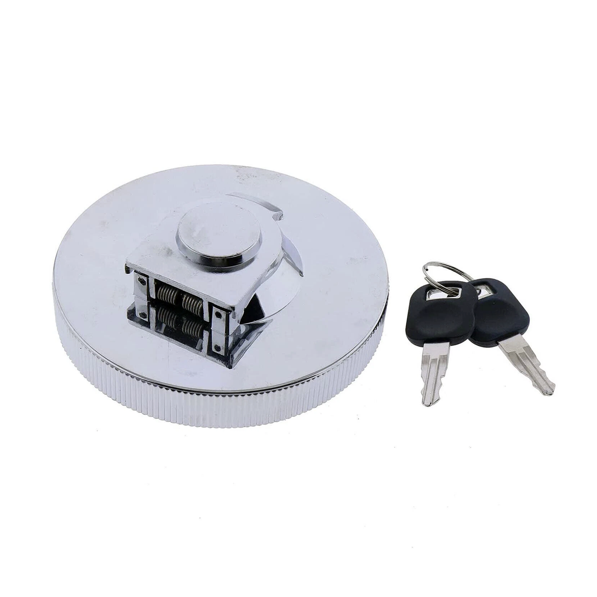 Locking Fuel Cap 099-8548 With Key for Caterpillar CAT Engine 3304 3306 3116 3114 Excavator E110B E120B E140 E200B E240 E300 E300B E450 E70 E70B EL240B - KUDUPARTS