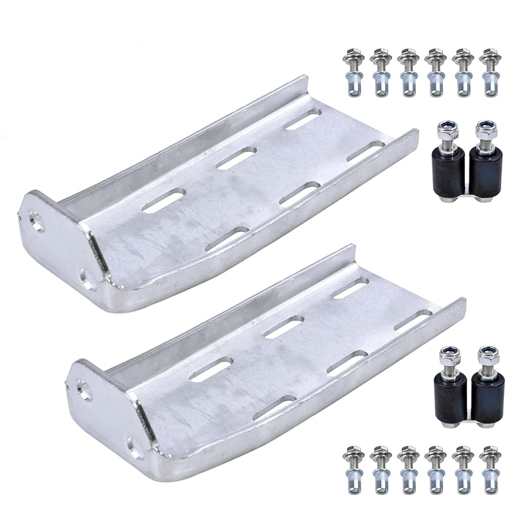 Lower Roller Bracket Kit Bundle With Hardware 13-03593 for Peterbilt 379 Trucks Driver and Passenger Side - KUDUPARTS