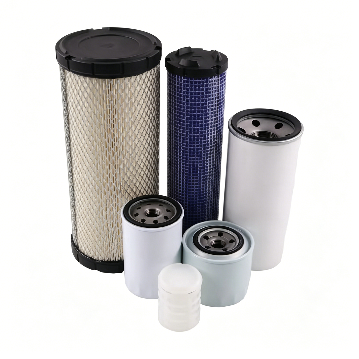 Maintenance Filter Kit 1085666 for Yanmar Engine 4TNV88 Doosan Excavator SOLAR DX75-5B CASE Excavator CX31B - KUDUPARTS