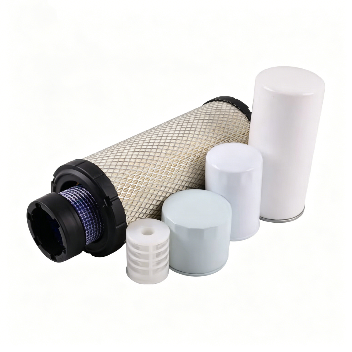 Maintenance Filter Kit 1085666 for Yanmar Engine 4TNV88 Doosan Excavator SOLAR DX75-5B CASE Excavator CX31B - KUDUPARTS