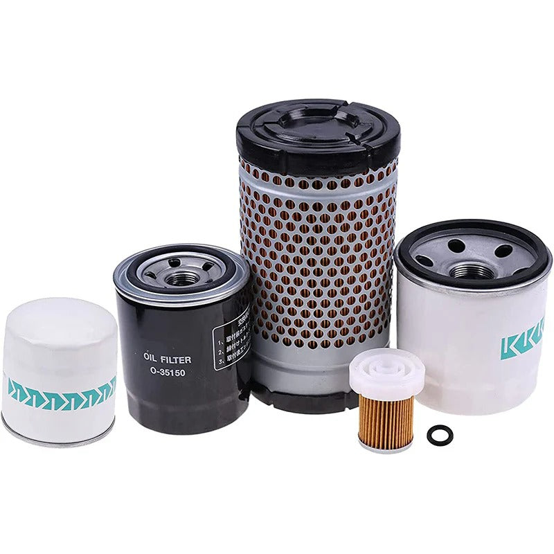 Filter Kit 77700-03365 for Kubota Tractor B2320HSD B2320HSDN B2620HSD B2920HSD - KUDUPARTS