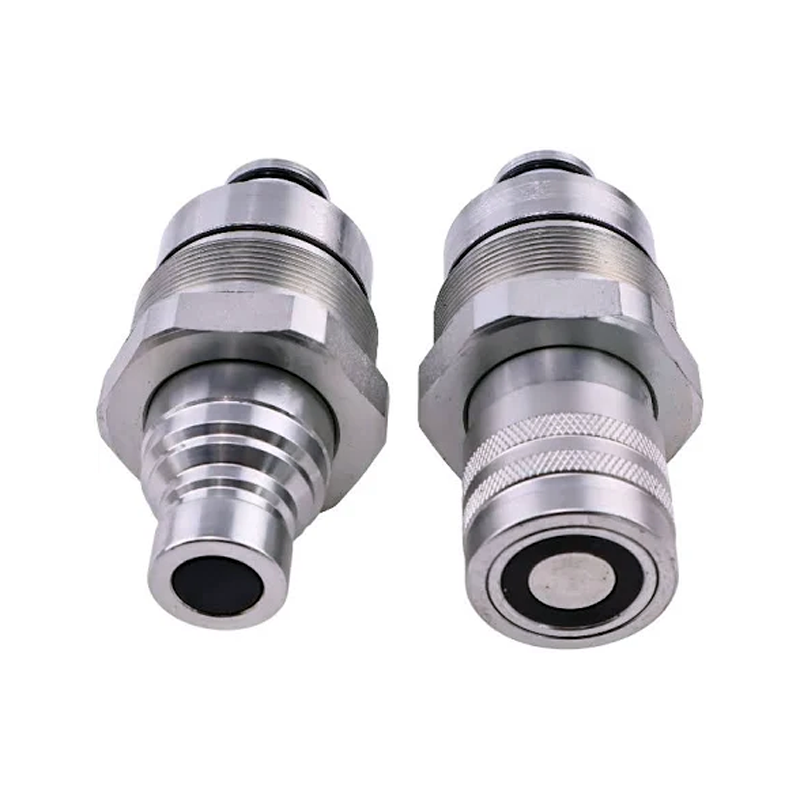 Male & Female Flat Face Coupler Kit 47396760 47396761 for New Holland C227 C232 C237 C238 L213 L215 L216 L218 L220 L221 L223 L225 L228 L230 L234 - KUDUPARTS