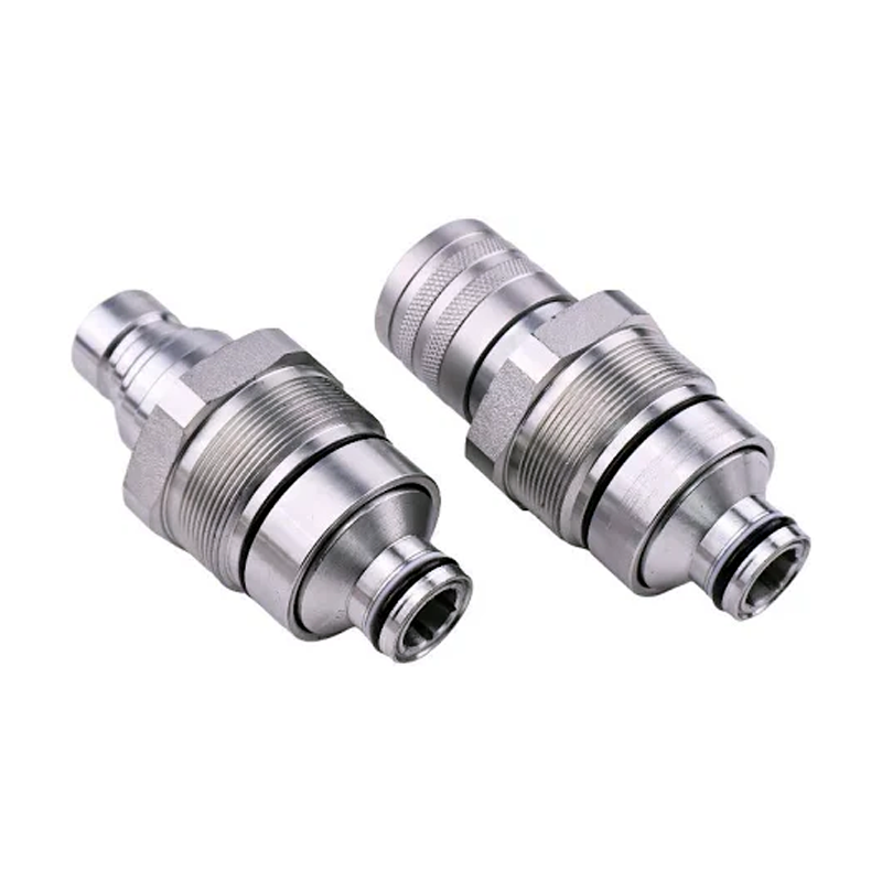 Male & Female Flat Face Coupler Kit 47396760 47396761 for New Holland C227 C232 C237 C238 L213 L215 L216 L218 L220 L221 L223 L225 L228 L230 L234 - KUDUPARTS