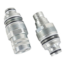 Kit de acoplador de cara plana macho y hembra 6679837 6680018 para Bobcat T140 T180 T190 T200 T300