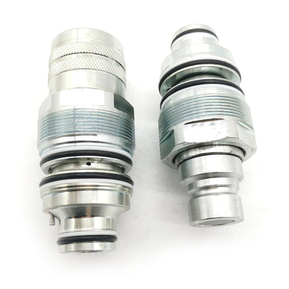 Kit de coupleurs mâles et femelles à face plate 7246799 7246802 pour Bobcat E32 E34 E35 E42 E45 E50 E55