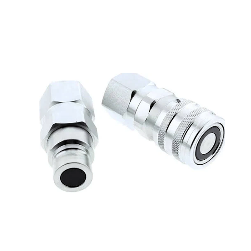 Kit de coupleurs rapides hydrauliques à face plate mâles et femelles 195-6525 195-6526 pour Caterpillar CAT