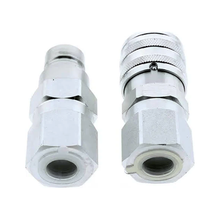 Kit de acoplamiento rápido hidráulico de cara plana macho y hembra 195-6525 195-6526 para Caterpillar CAT