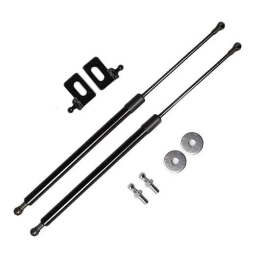 Matt Black Bonnet Hood Lift Support Damper Kit DAMPE039 for 1996-2000 Honda 3D 4D Civic EK3 EK4 EK9 - KUDUPARTS