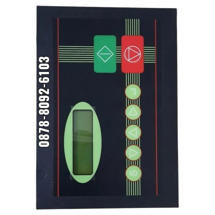 Clavier à membrane du contrôleur 88290021-398 pour compresseur d'air Sullair