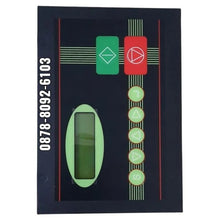 Clavier à membrane du contrôleur 88290021-398 pour compresseur d'air Sullair