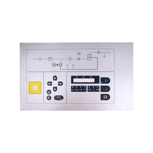 Clavier à membrane du contrôleur Delcos 3100 100005506 pour compresseur d'air Compair