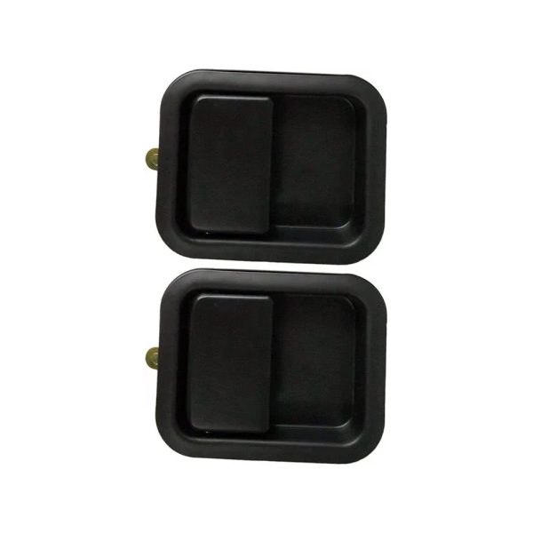 Poignées de porte extérieures avant gauche et droite (paire) en métal, références 55176382AE, 55076222, 55176383AE et 55076222, pour Jeep Wrangler