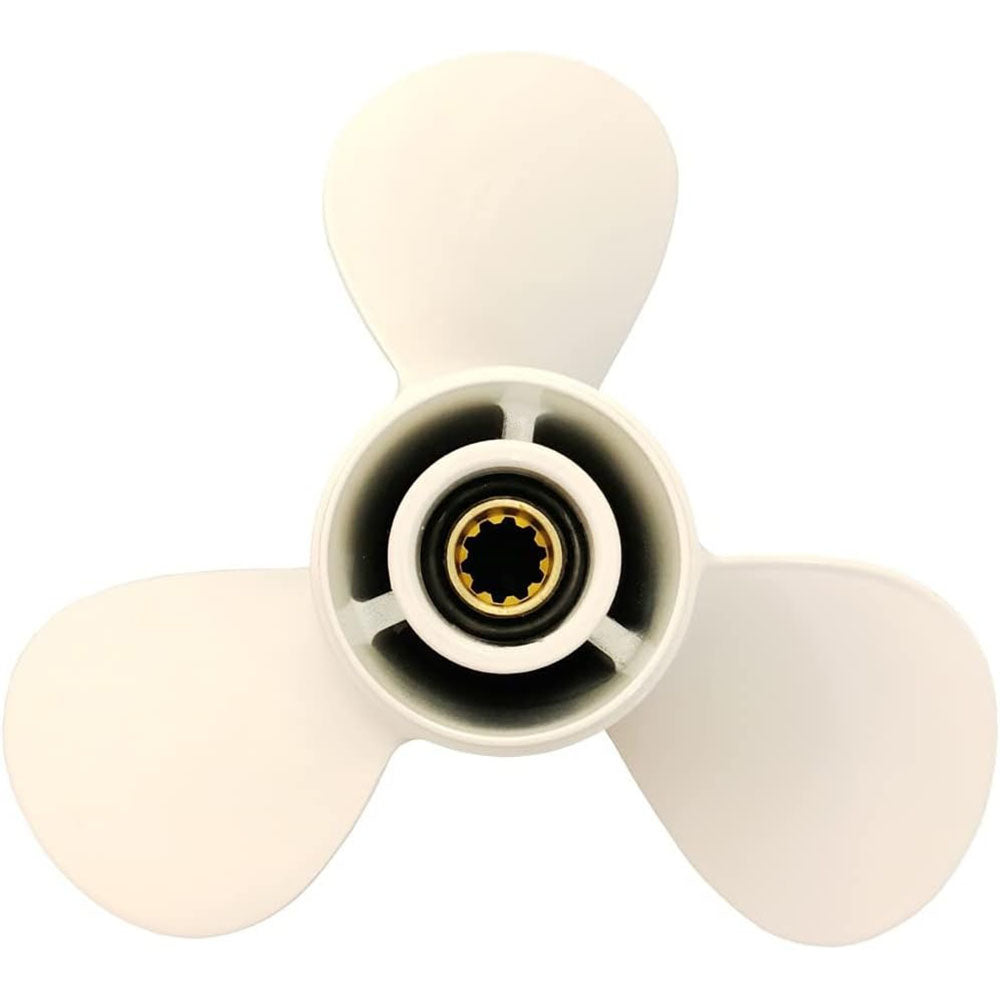 Motor Boat Propeller 664-45947-01-00 664-45947-01-EL for Yamaha Outboard 20 25 30 HP - KUDUPARTS
