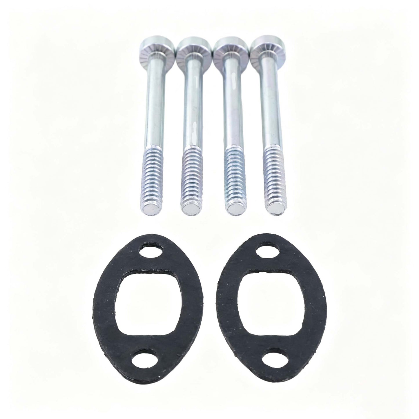 Muffler Bolt and Gasket 4140-149-0602 for Stihl Engine MM 55 Trimmer FS55 Blower BG56 BR600 - KUDUPARTS