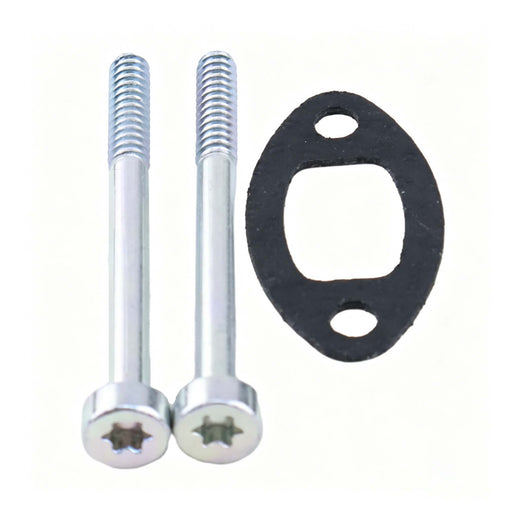Muffler Bolt and Gasket 4140-149-0602 for Stihl Engine MM 55 Trimmer FS55 Blower BG56 BR600 - KUDUPARTS