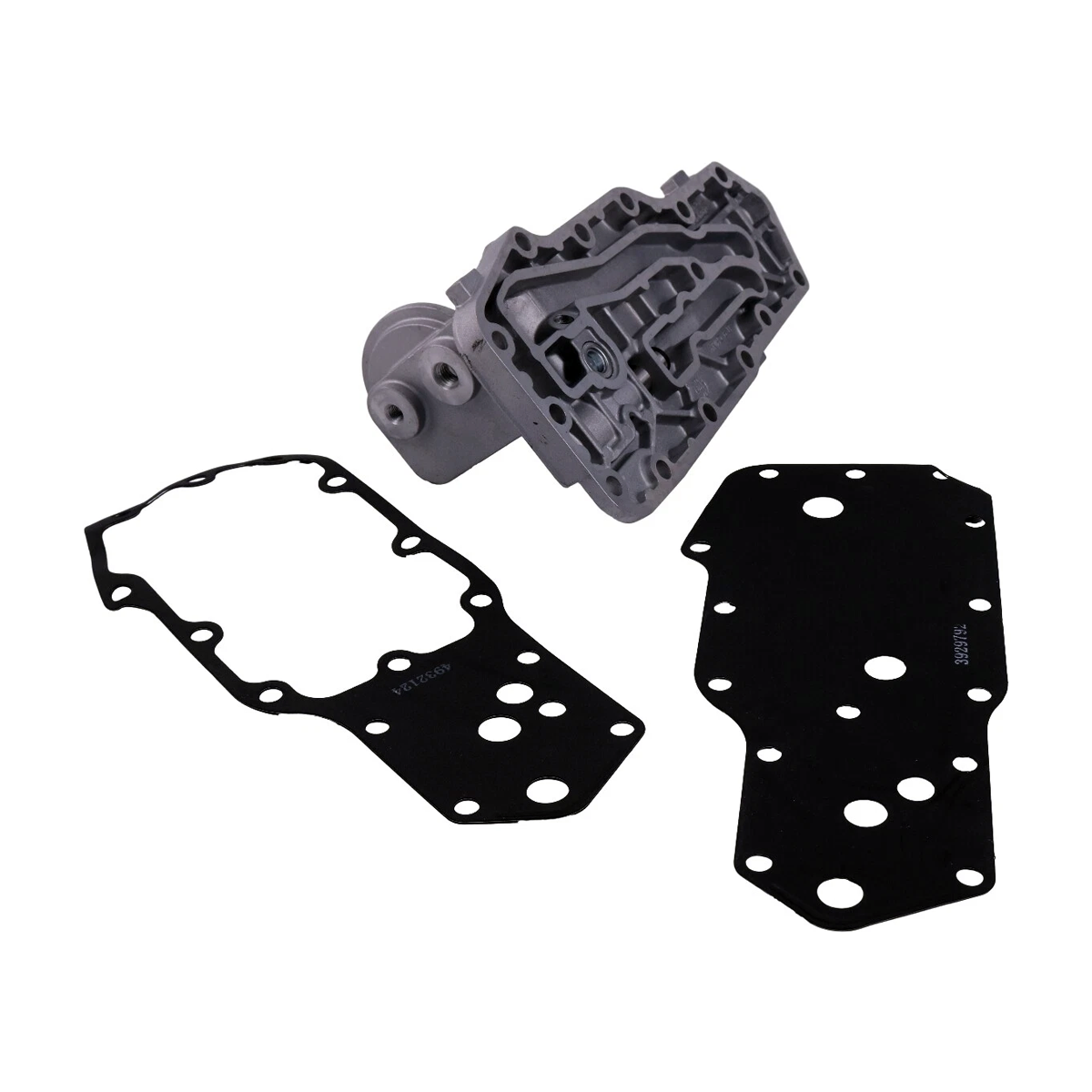 Oil Filter Support Head Cooler Cover With Gasket 4934217 Cummins Engine B5.9 6B 6BT 6BTA G8.3 ISB5.9 QSB3.3 QSB5.9 Dodge 5.9L 89-02