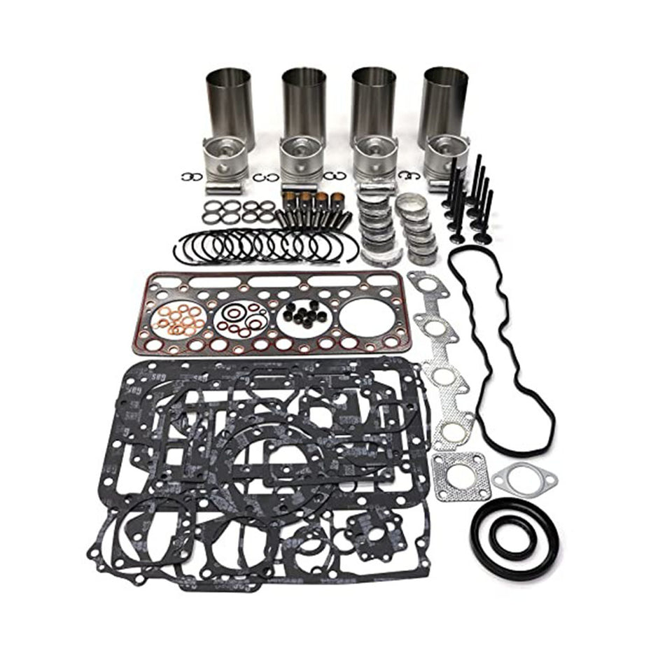 Overhaul Gasket Kit for Kubota V1702 V1702B Engine KH90 Bobcat 743 733 Excavator