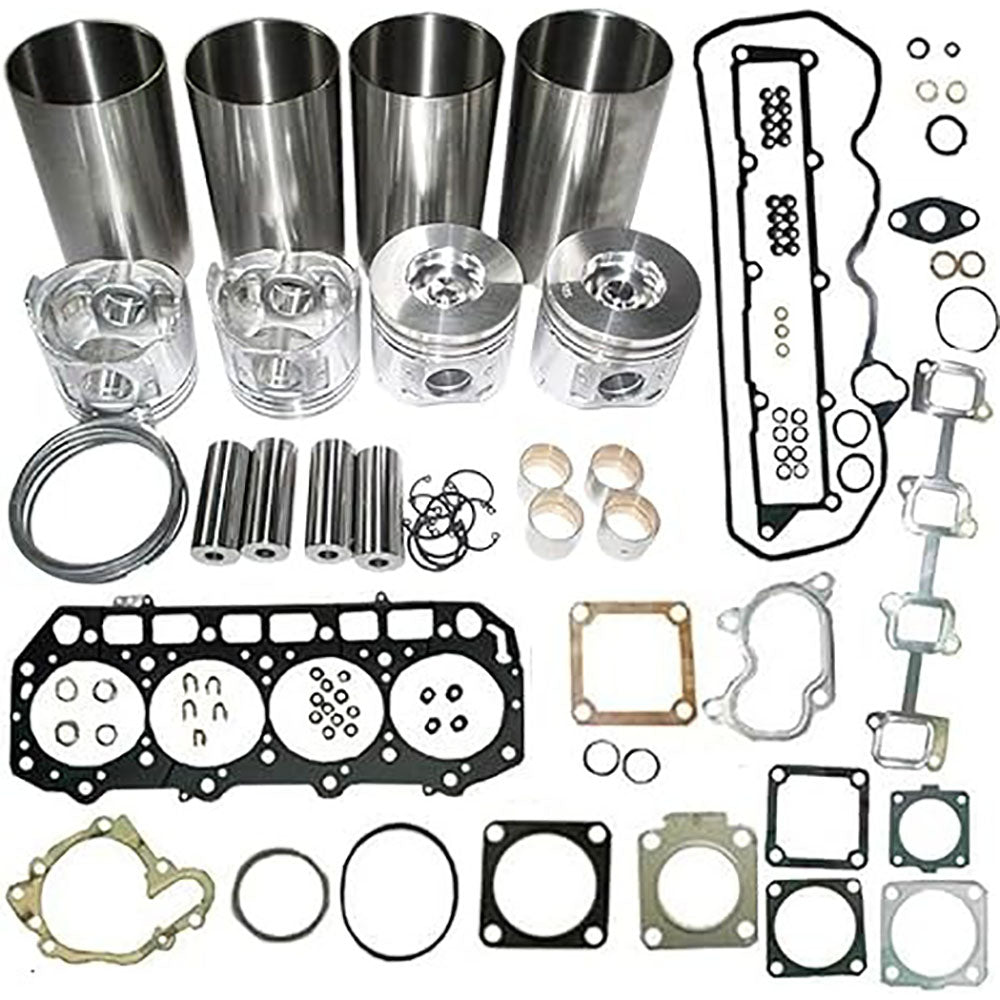 Overhaul Rebuild Kit for Isuzu 4JB1 4JB1T Engine Bobcat 1213 843 853 960 2060 2070 Loader - KUDUPARTS
