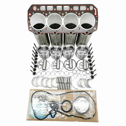Kit de roulement de joint de revêtement de segment de Piston, pour moteur Yanmar 4TNV98T 4TNV98C pour chargeurs d'excavatrices de chariot élévateur
