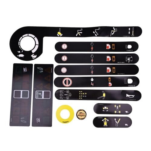 Platform Console Decal Kit 1001119562 for JLG Telescopic Boom Lift 600S 600SJ 660SJ - KUDUPARTS