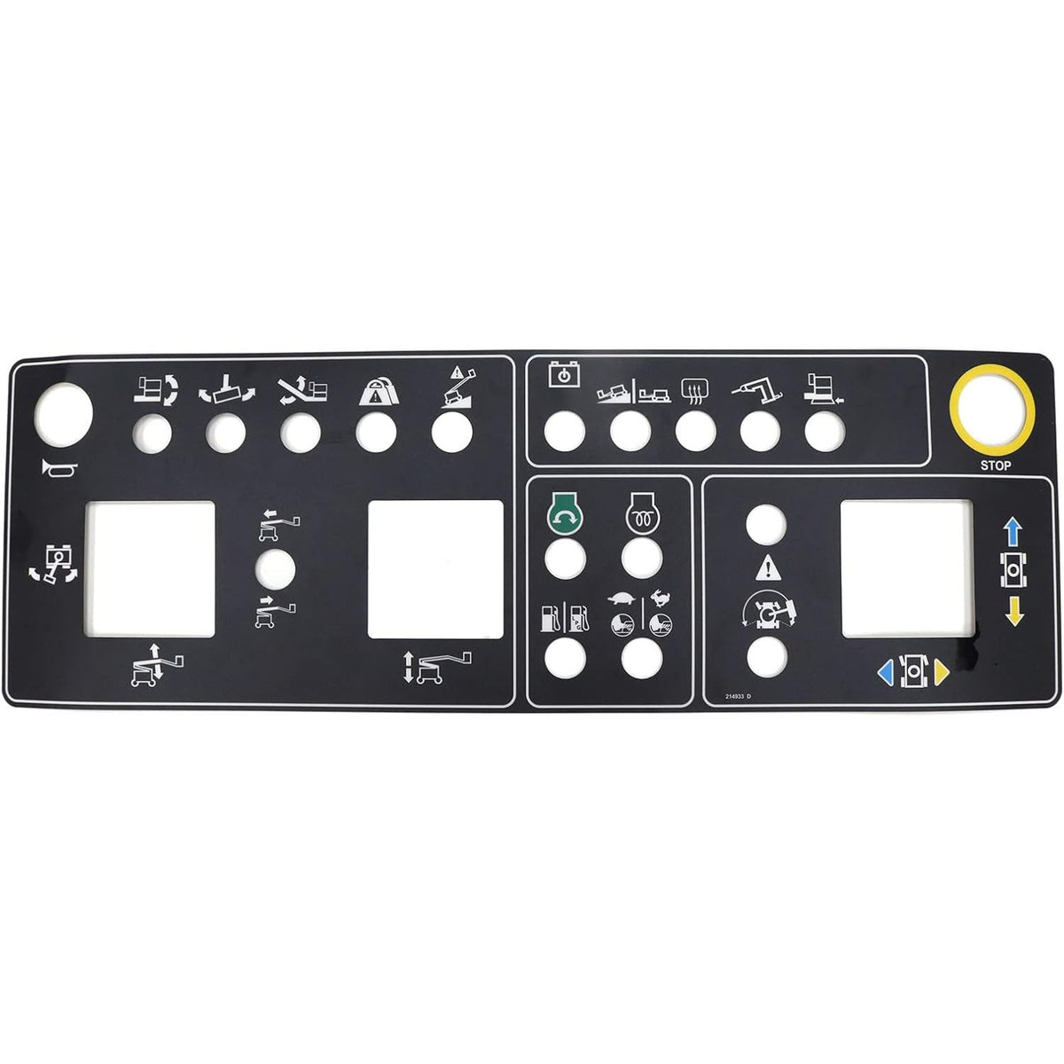 Platform Control Panel Decal 214933GT for Genie Boom Lift Z-45/25 Z-51/30J Z-62/40 - KUDUPARTS