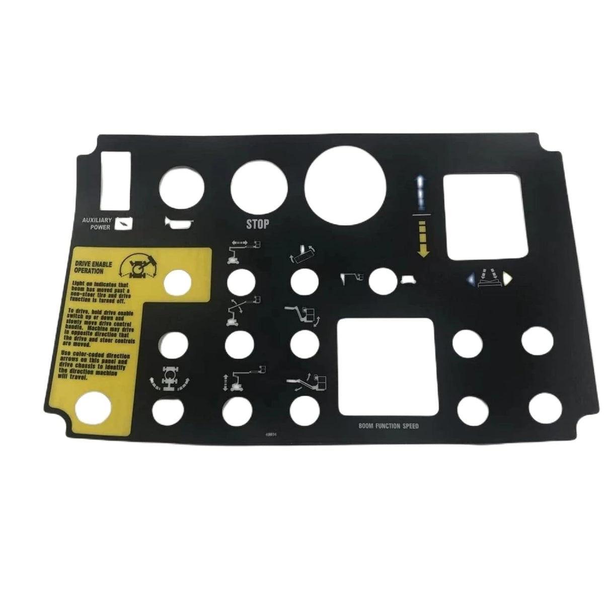 Platform Control Panel Decal 43036GT for Genie Boom Lift Z-30/20N Z-34/22 DC Z-34/22N - KUDUPARTS