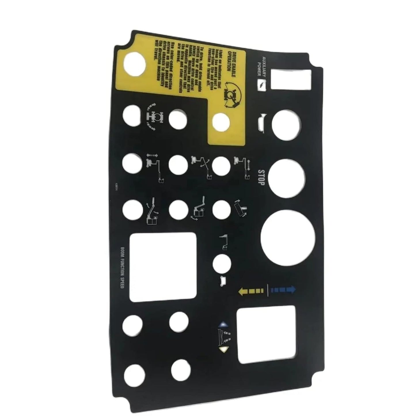 Calcomanía del panel de control de la plataforma 43036GT para Genie Boom Lift Z-30/20N Z-34/22 DC Z-34/22N