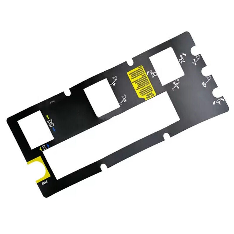 Platform Control Panel Decal 65182GT 65182 for Genie Boom Lift S-120 S-125 S-105 S-100 - KUDUPARTS