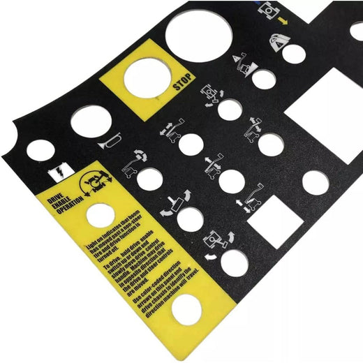 Platform Control Panel Decal 72081GT 72081 for Genie Boom Lift Z-34/22N Z-34/22 DC Z-34/22 Bi-Energy Z-30/20N - KUDUPARTS