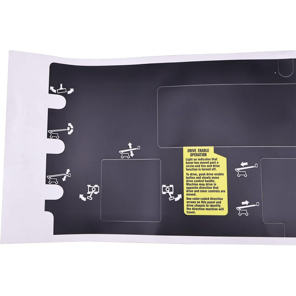 Platform Control Panel Decal 82281GT for Genie Articulated Boom Lift Z-80/60