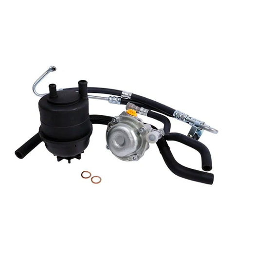 Power Steering Pump & Hoses & Reservoir With Cap 32-41-6-851-217 for BMW 325i 330i 325Ci 330Ci 2001-2006 - KUDUPARTS