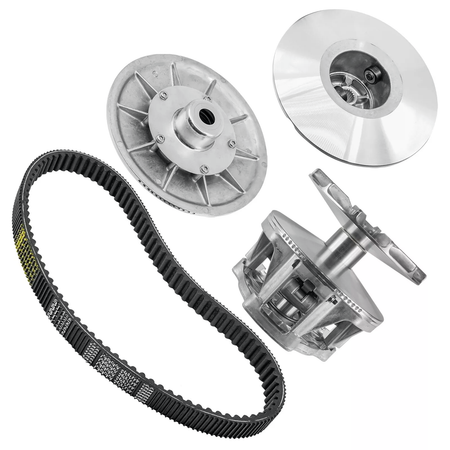 Primary & Secondary Clutch with Belt 1323275 1323070 3211143 for Polaris Ranger 570 15-16 - KUDUPARTS