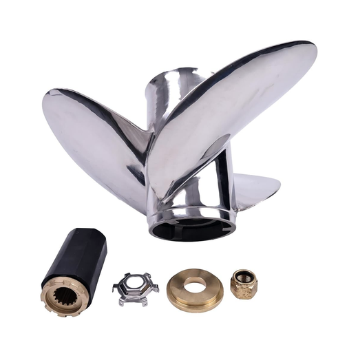 Propeller 48-8M0151231 898990A46 for Mercury Outboard 90HP 115HP 400HP - KUDUPARTS